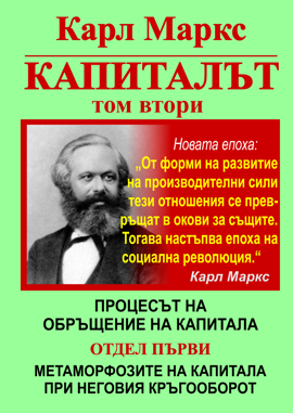 Карл Маркс, «Капиталът», Том 2, Отдел 1: ПРОЦЕСЪТ НА ОБРЪЩЕНИЕ НА КАПИТАЛА